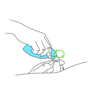 13.Hand cleaning urinary meatus-boy