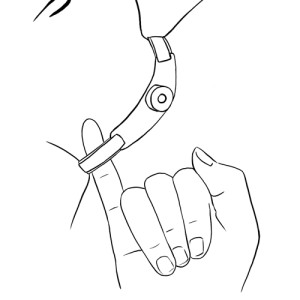 Tracheostomy verify collar tension with finger